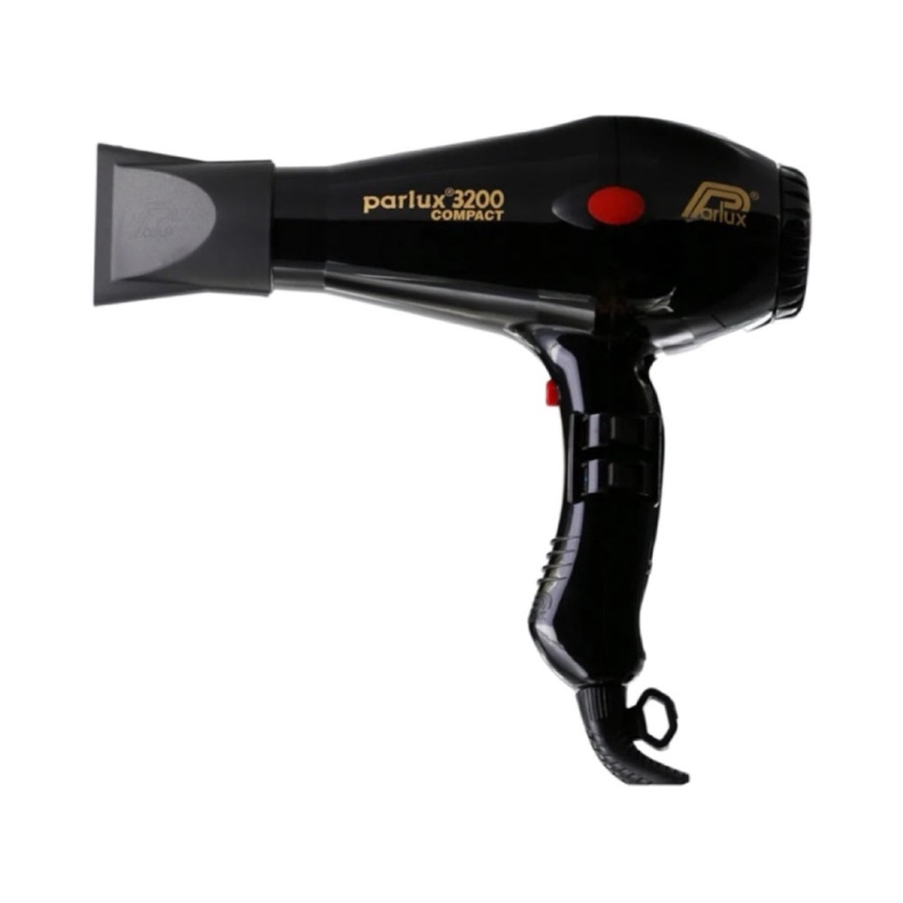 Parlux 3200 Compact Ceramic Ionic Hair Dryer Black NWOT